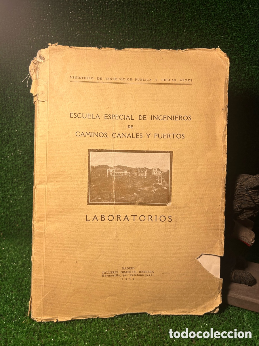 Libros antiguos: LABORATORIOS ESCUELA ESPECIAL INGENIEROS CAMINOS -B6