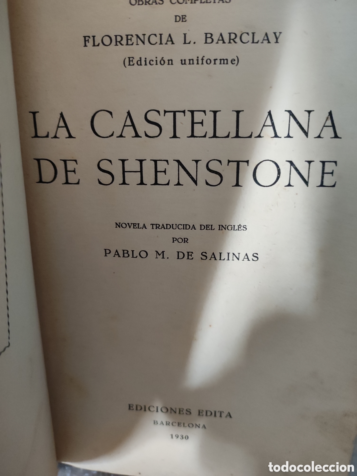 Libros antiguos: Obras completas de Florencia l. barclay - Foto 2