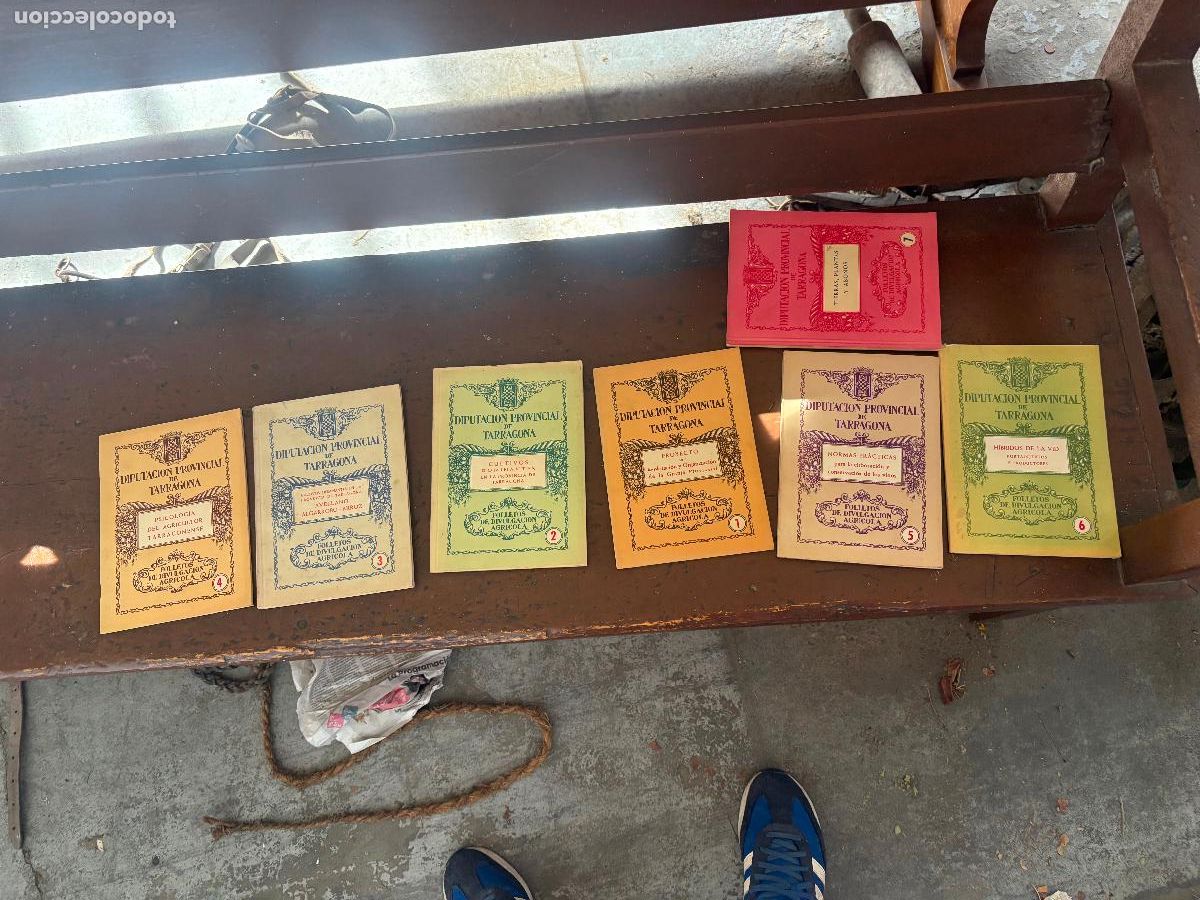 Libros antiguos: Folletos de divulgacion agr&iacute;cola diputacion de Tarragona
