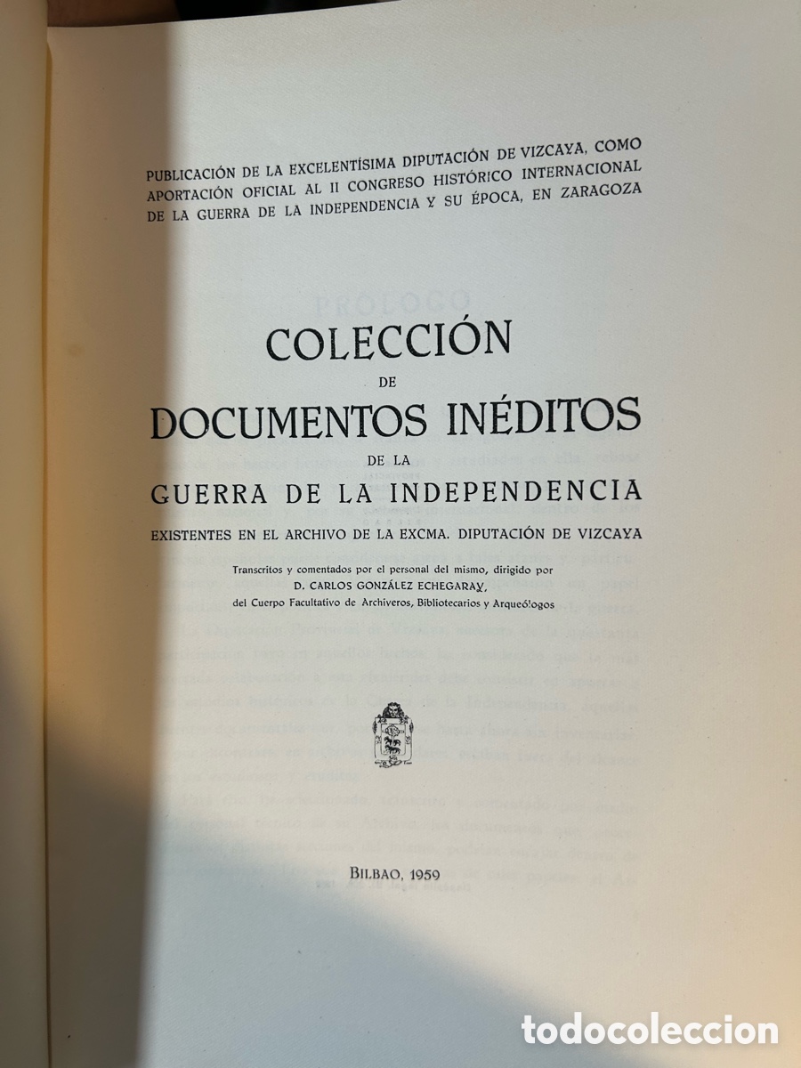 Libros antiguos: GUERRA DE INDEPENDENCIA VIZCAYA- B6 - Foto 4
