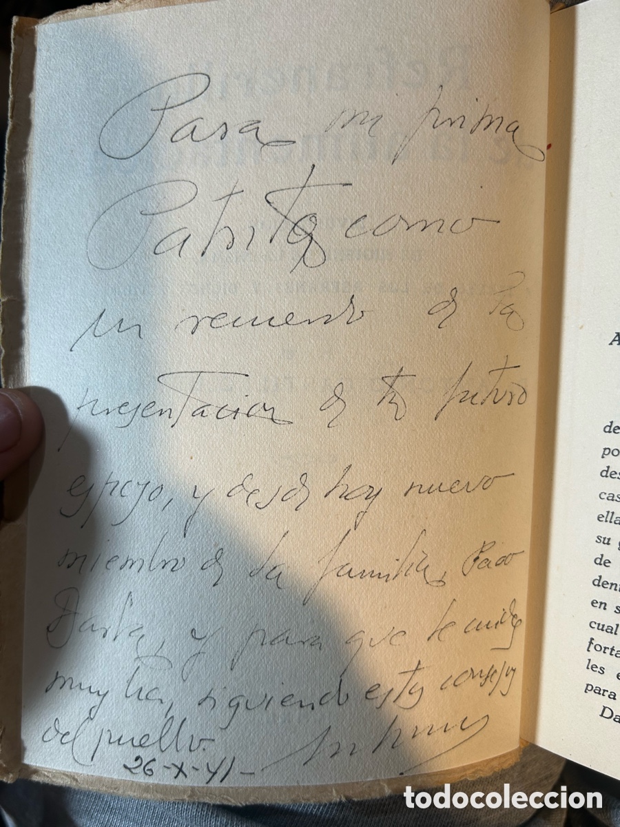 Libros antiguos: REFRANERILLO DE LA ALIMENTACION - FIRMADO- B6 - Foto 4