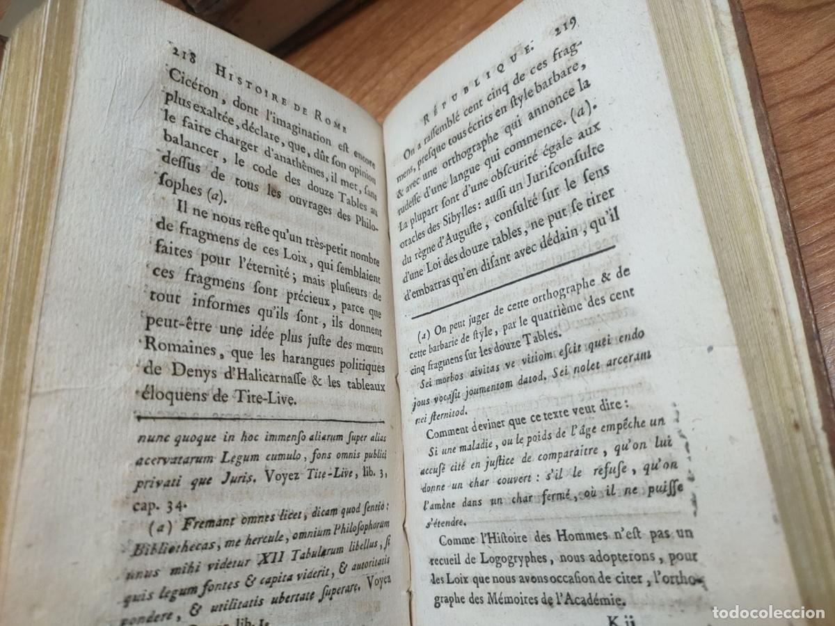 Libros antiguos: Histoire de lancienne Rome. tome III - Foto 3