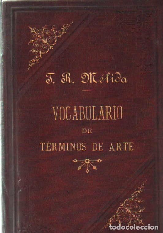Libros antiguos: VOCABULARIO DE TERMINOS DE ARTE. A-ART-5133