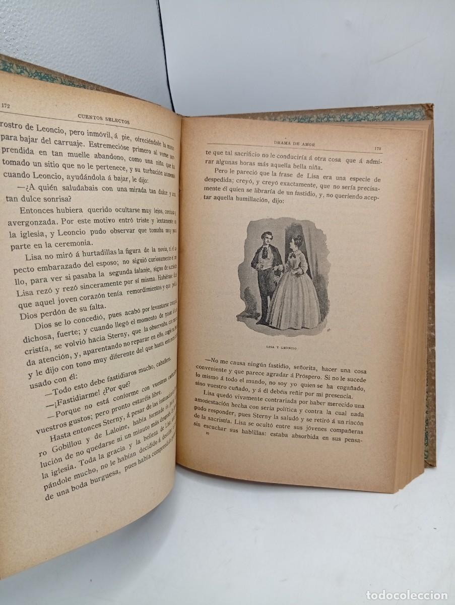 Libros antiguos: CUENTOS SELECTOS. EDITORIAL RAMON MOLINAS. 190?. PAGS : 402. LEER. - Foto 5