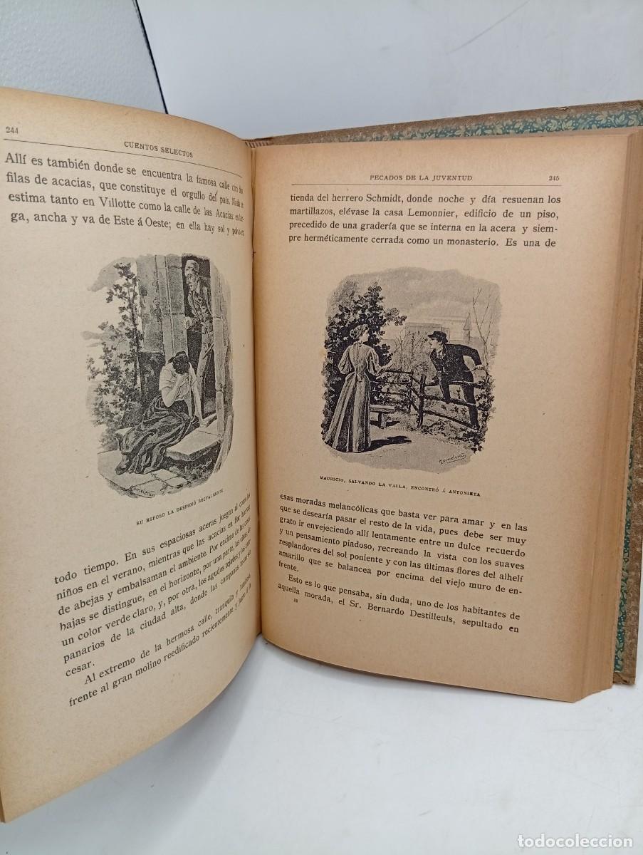 Libros antiguos: CUENTOS SELECTOS. EDITORIAL RAMON MOLINAS. 190?. PAGS : 402. LEER. - Foto 6