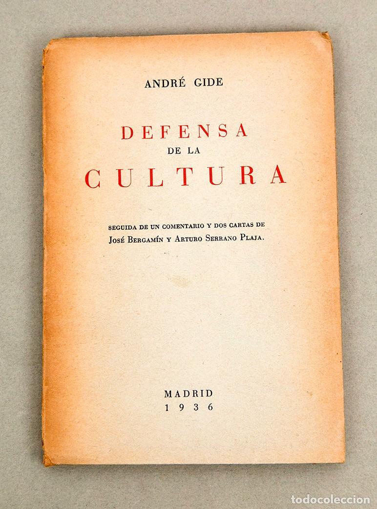 Antiquarische B&uuml;cher: Andr&eacute; Gide - Jos&eacute; Bergam&iacute;n - Arturo Serrano Plaja - Defensa de la Cultura - 1936
