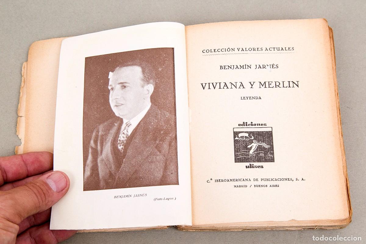 Libros antiguos: BENJAM&Iacute;N JARN&Eacute;S - VIVIANA Y MERLIN - 1930 - Foto 3