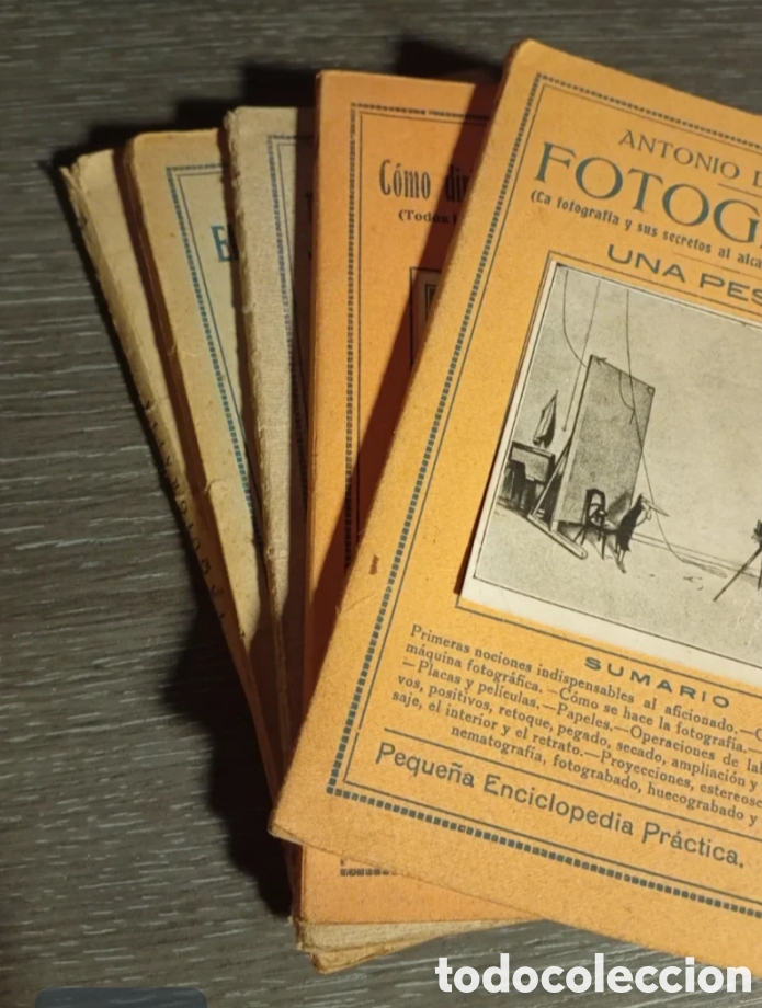 Libros antiguos: 5 Libros Antiguos Peque&ntilde;a Enciclopedia Pr&aacute;ctica