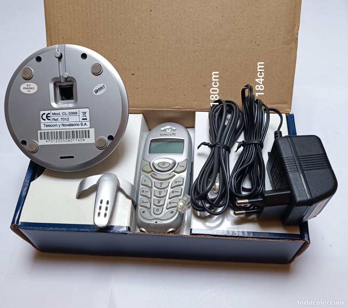 Libros antiguos: TELEFONO INALAMBRICO TELECOM. NUEVO. SIN USAR.