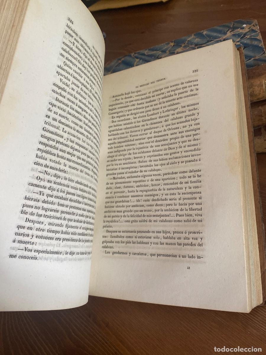 Libros antiguos: EL REINADO DEL TERROR ALEJANDRO DUMAS 1859 - Foto 3