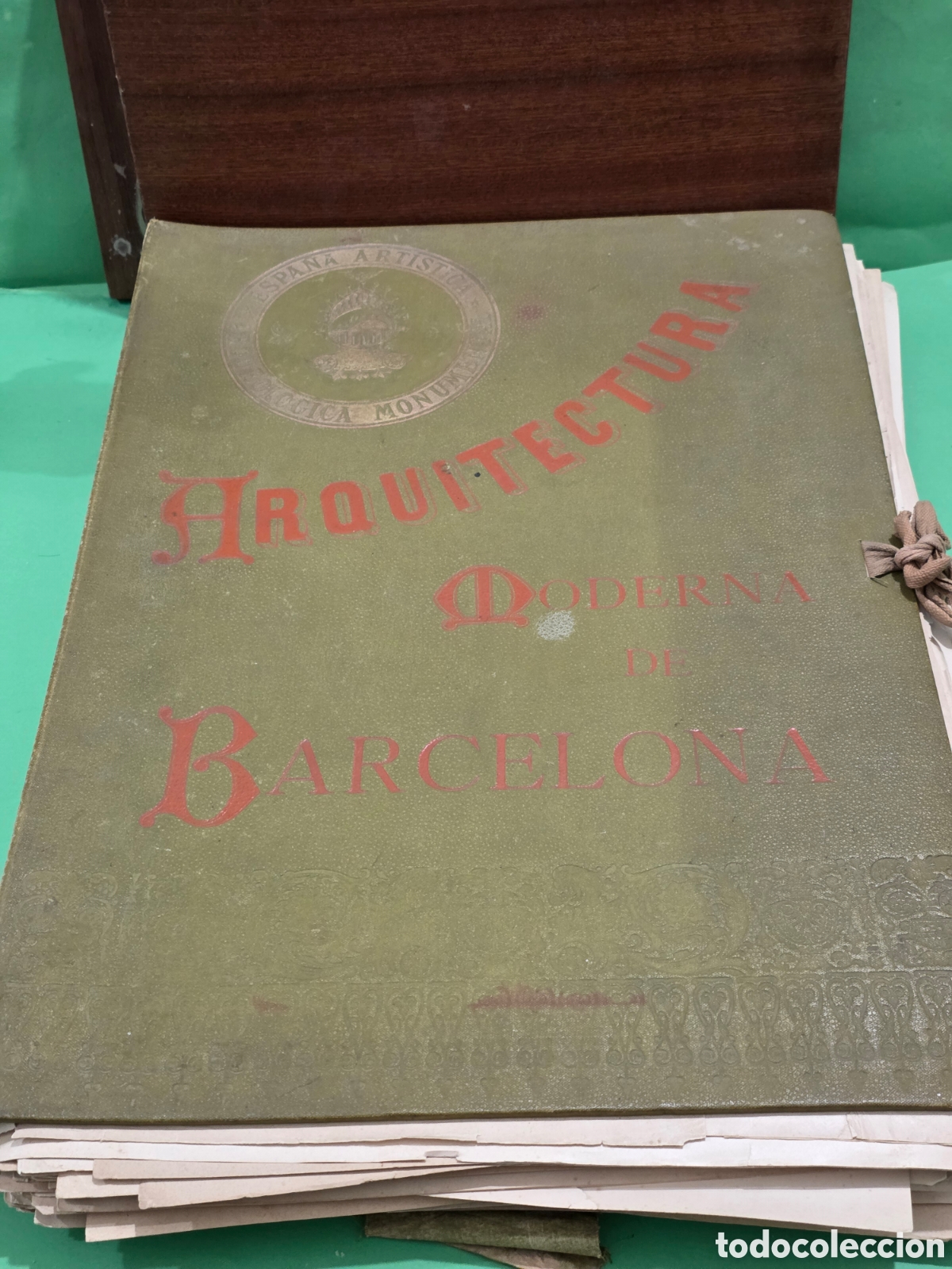 Libros antiguos: ANTIGUO LIBRO...&rdquo;&rdquo;ARQUITECTURA MODERNA DE BARCELONA&rdquo;&rdquo;...JUAN BTA. PONS Y CIA, EDITORES...1900...