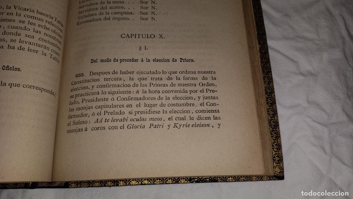 Libros antiguos: CONSTITUCIONES DE LAS MONJAS DE LA ORDEN DE SAN GERONIMO - A&Ntilde;O 1883 - EXCEPCIONAL - Foto 11