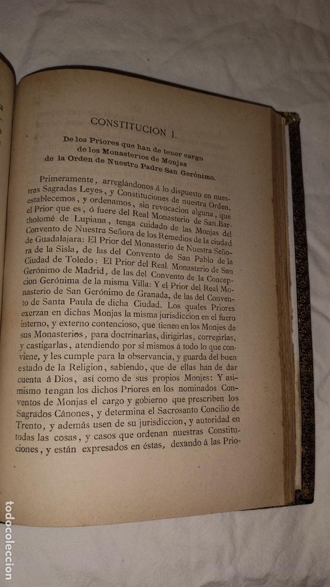 Libros antiguos: CONSTITUCIONES DE LAS MONJAS DE LA ORDEN DE SAN GERONIMO - A&Ntilde;O 1883 - EXCEPCIONAL - Foto 18