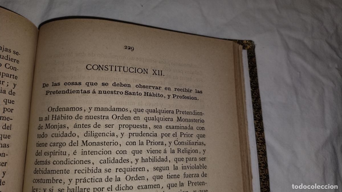 Libros antiguos: CONSTITUCIONES DE LAS MONJAS DE LA ORDEN DE SAN GERONIMO - A&Ntilde;O 1883 - EXCEPCIONAL - Foto 19