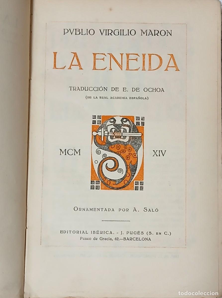 Libros antiguos: La Eneida (Virgilio) - Foto 2