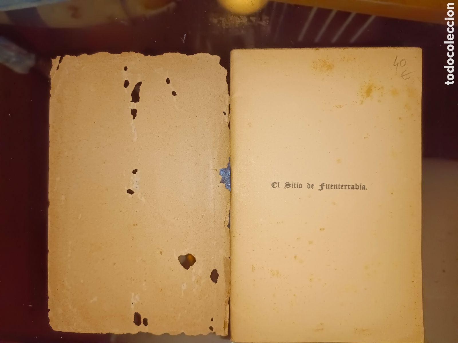 Libros antiguos: El Sitio de Fuenterrabia - Foto 2
