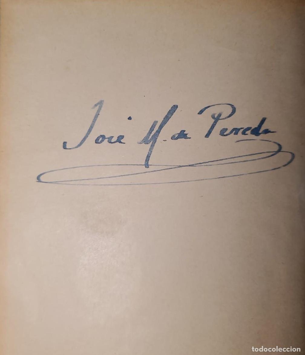 Libros antiguos: Jos&eacute; Mar&iacute;a de Pereda - 1&ordf; edici&oacute;n - El sabor de la tierruca (1882) - Firmado