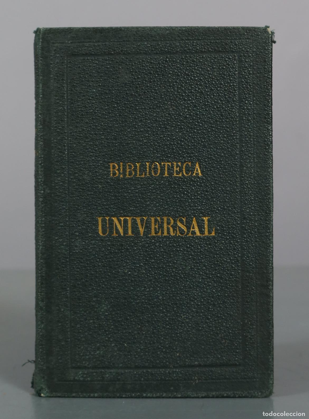 Libros antiguos: La vida nueva - Aminta - Canciones - Dante, Tasso, Petrarca - Biblioteca Universal 1876
