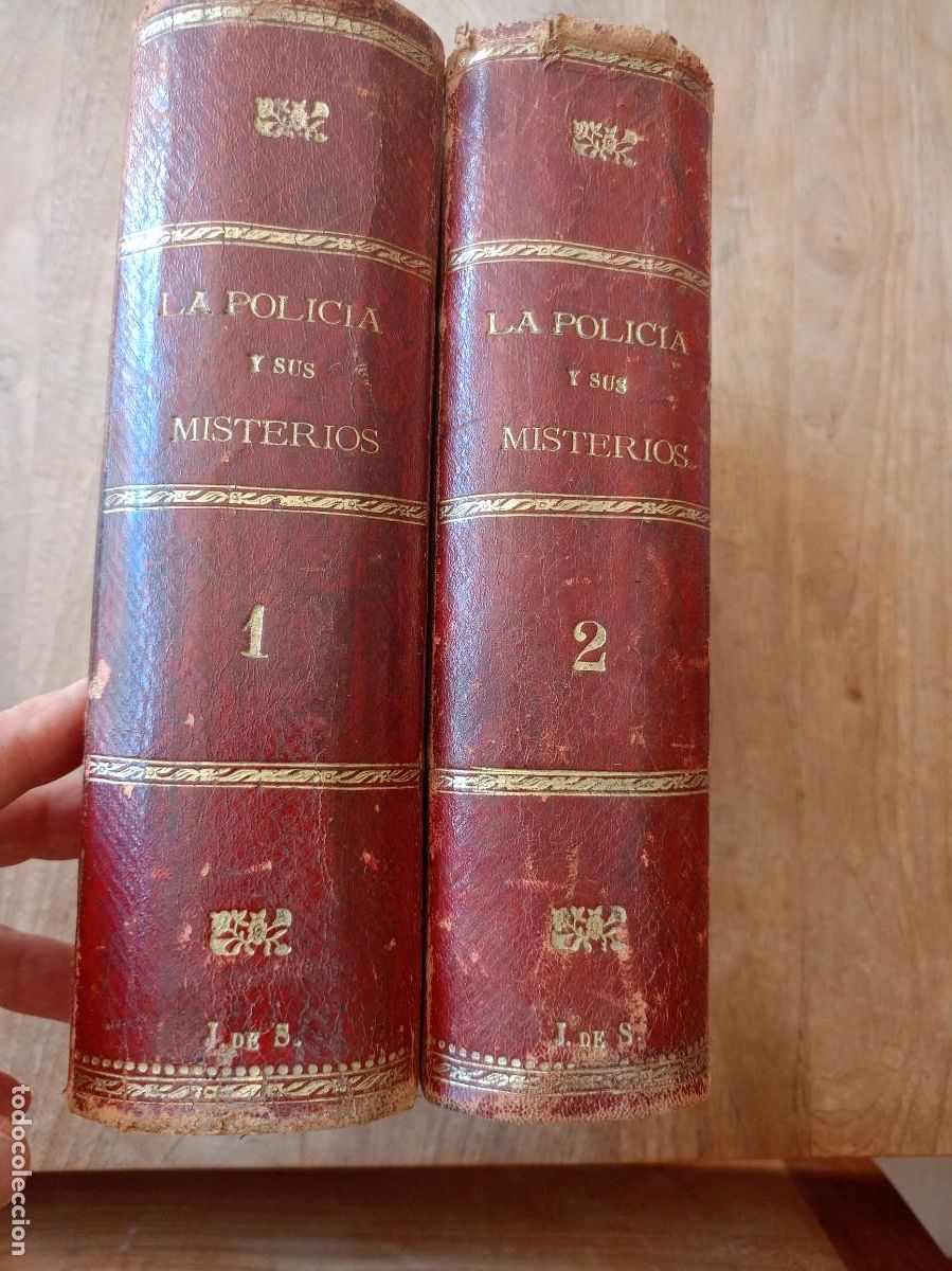 Libros antiguos: LA POLIC&Iacute;A Y SUS MISTERIOS. VICTOR MAC&Eacute; DE LA RONCI&Egrave;RE. TOMOS I Y II. 1887. CROMOLITOGRAF&Iacute;AS