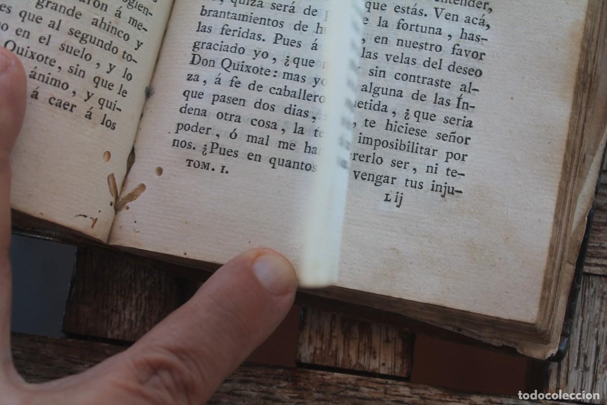 Libros antiguos: don Quixote 1782 Madrid edici&oacute;n acad&eacute;mica