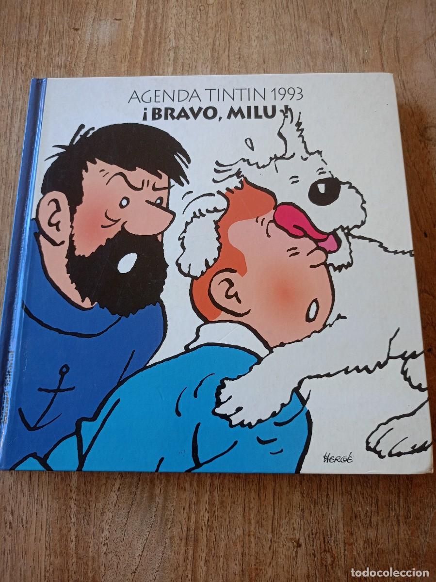 Libros antiguos: AGENDA TINTIN 1993. COMO NUEVA. SIN MARCAS NI ESCRITOS.