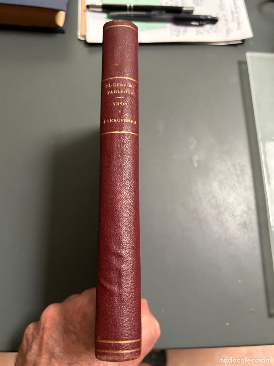 Libros antiguos: TIPOS Y CARACTERES. EL CURIOSO PARLANTE. (MESONERO ROMANOS) 1&ordf; EDICI&Oacute;N. 1881. MADRID.