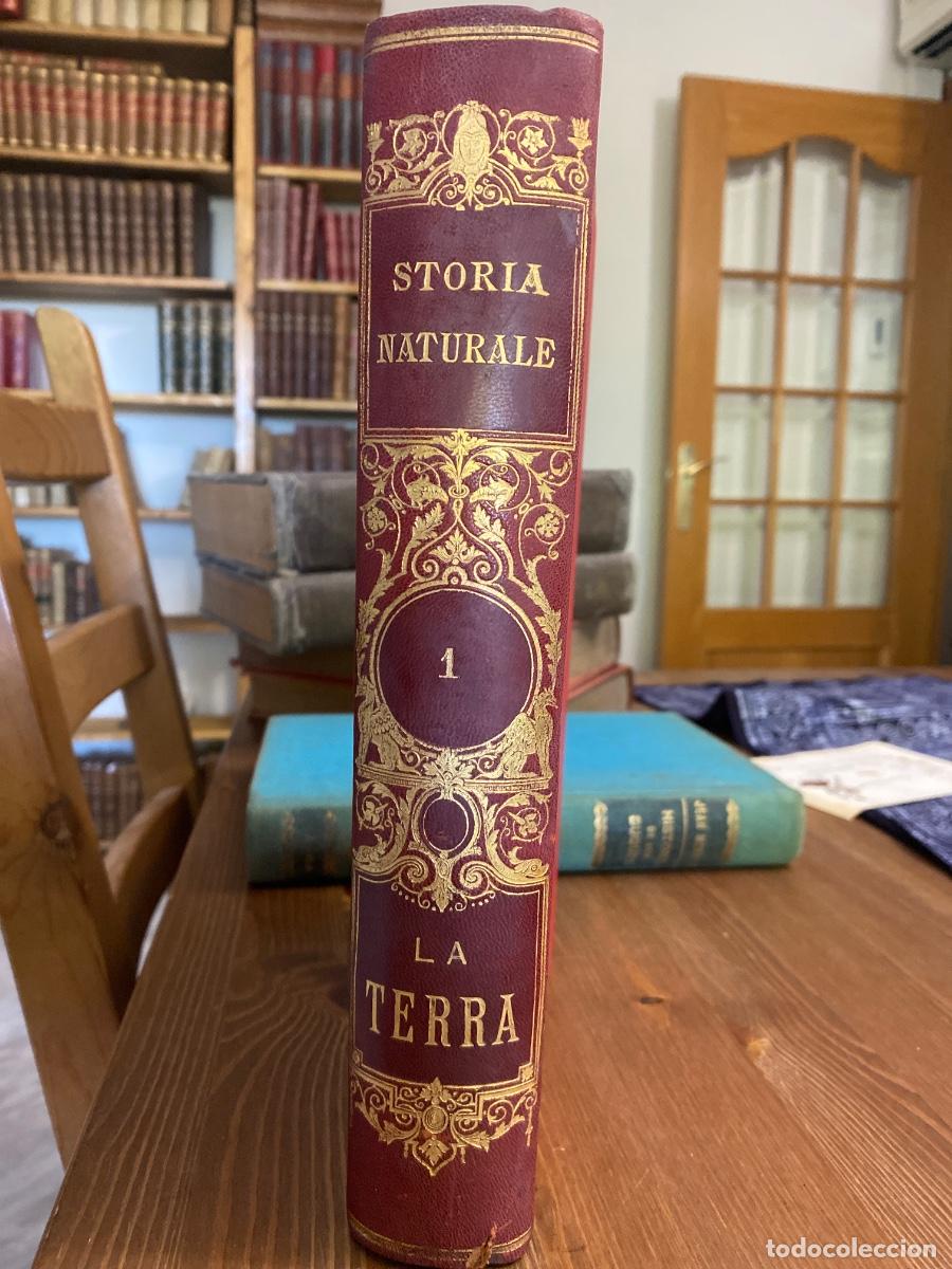 Libros antiguos: STOEIA NATURALE LA TERRA . vol.I: Geologia generale 1896 MELCHIORE NAUMAYR