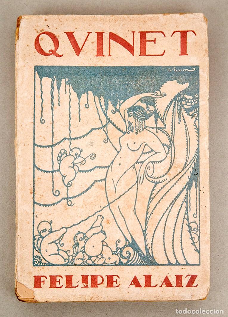 Libros antiguos: Felipe Alaiz - Quinet - 1924 - Portada de Shum