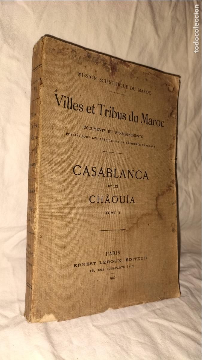 Libros antiguos: PUEBLOS Y TRIBUS DE MARRUECOS - A&Ntilde;O 1915 - ILUSTRADO.