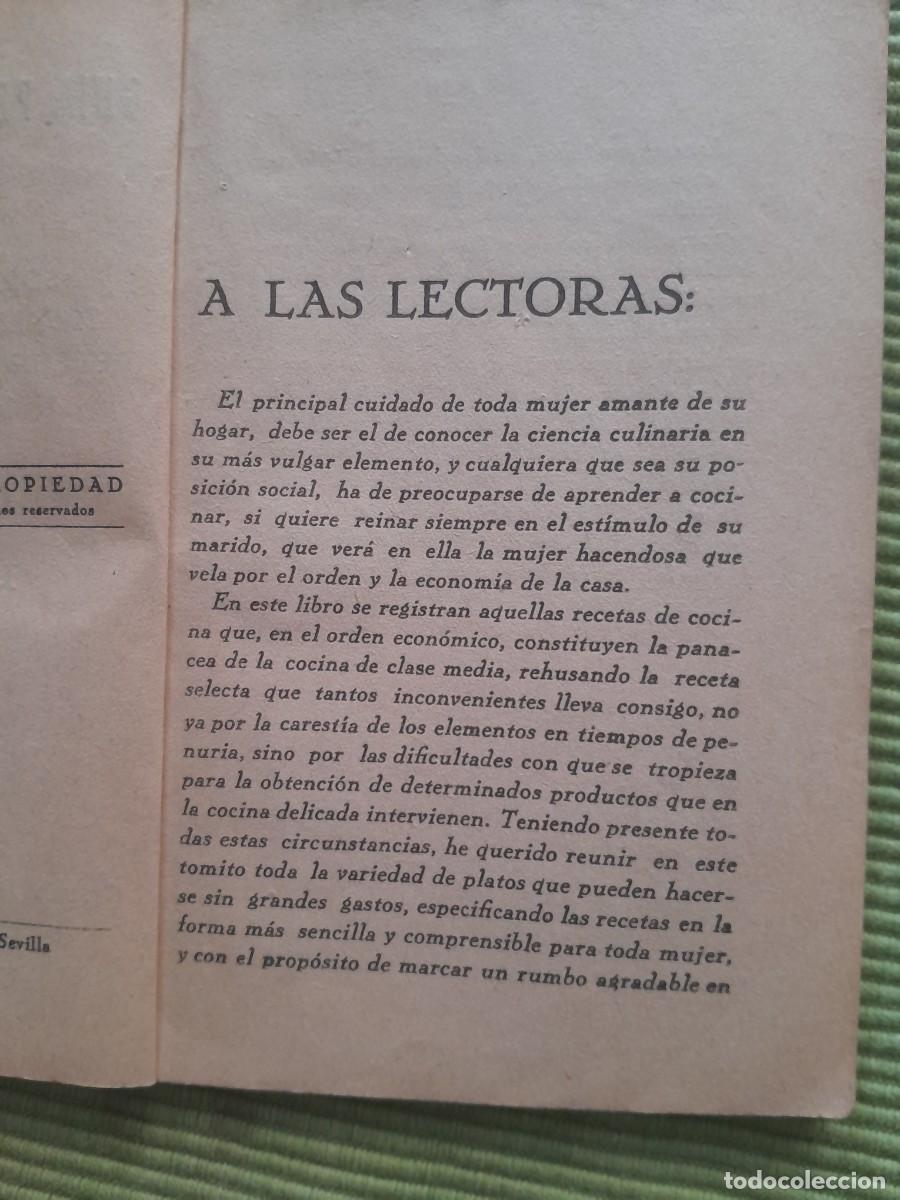 Libros antiguos: GUIA PRACTICA DE COCINA. FLETCHER. SEVILLA. - Foto 4