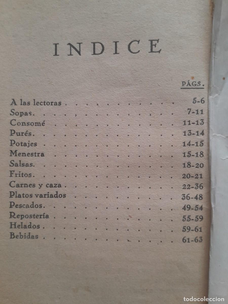Libros antiguos: GUIA PRACTICA DE COCINA. FLETCHER. SEVILLA. - Foto 5