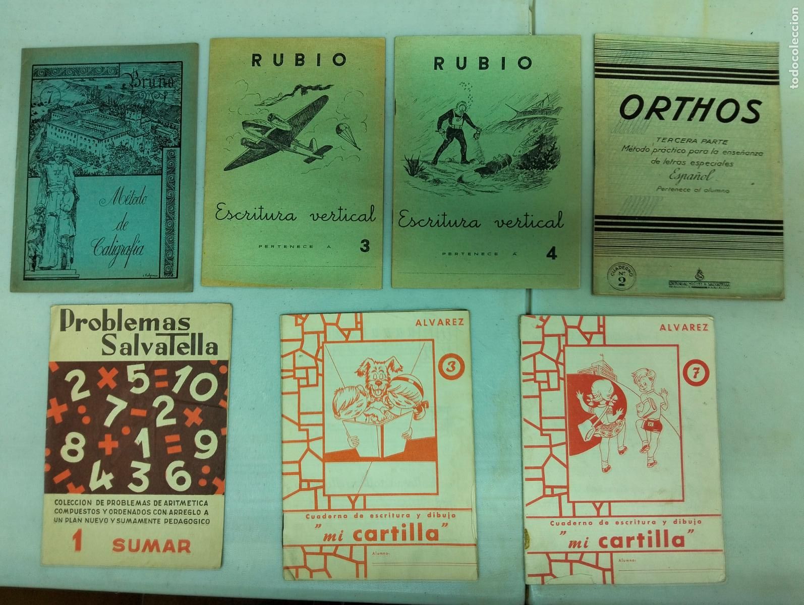 Libros antiguos: Cuadernos infantiles 1900. De varios tipos. Los de la foto. Perfecto estado. VISITA MI CATALOGO