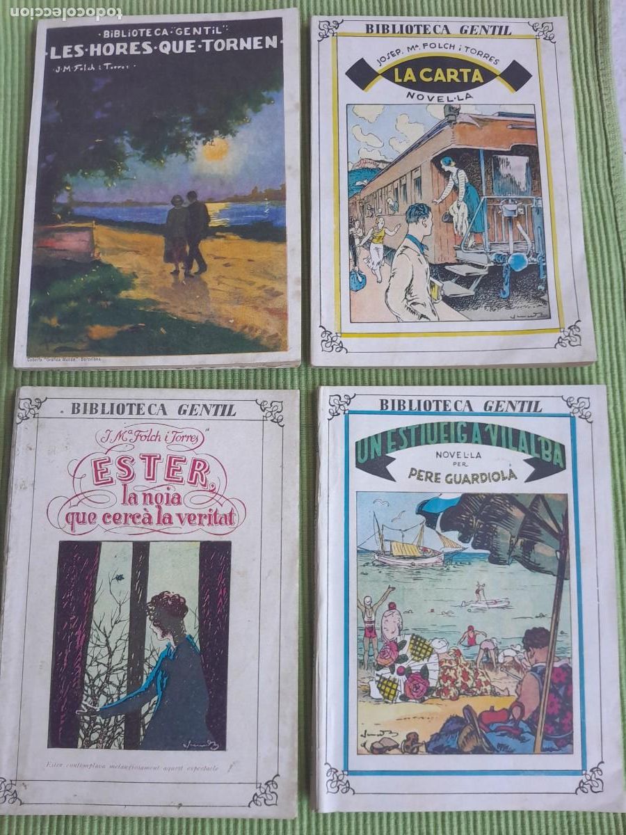 Libros antiguos: LOTE CUATRO NOVELAS BIBLIOTECA GENTIL. 1931, 1932