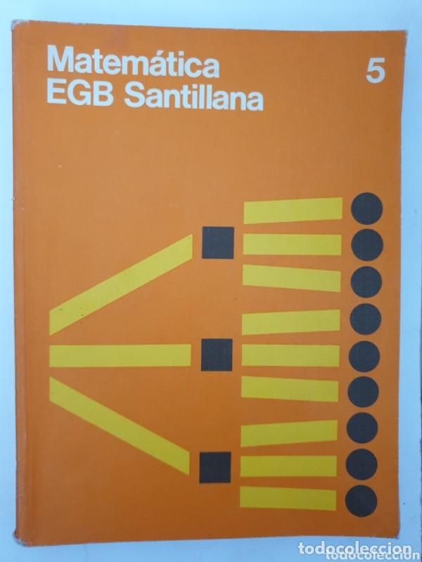Libros antiguos: Matem&aacute;tica EGB 5 - Santillana - Foto 1