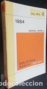 Libros antiguos: 1984 - George Orwell - Salvat - Biblioteca B&aacute;sica