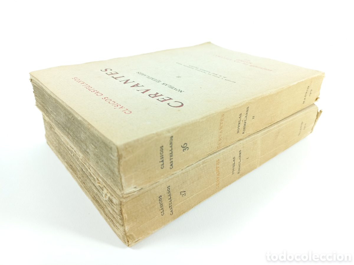Libros antiguos: Novelas Ejemplares. Cervantes. Ediciones de la Lectura, 1914. - Foto 2