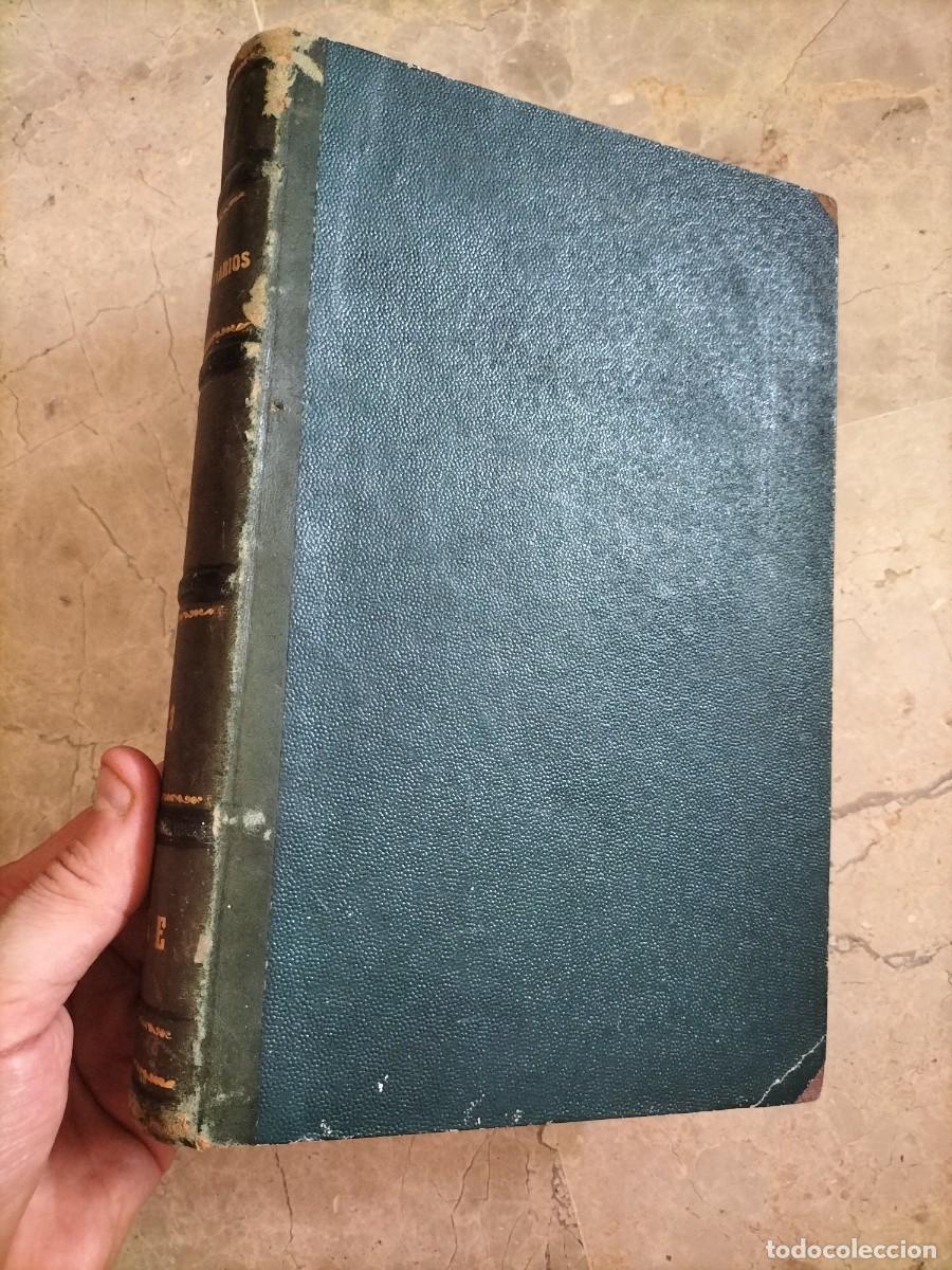 Libros antiguos: ANTIGUA ENCUADERNACI&Oacute;N TEXTOS DEL S.XIX ENTRE ellos Prospecto de Navegaci&oacute;n del Rio Ebro 1819...