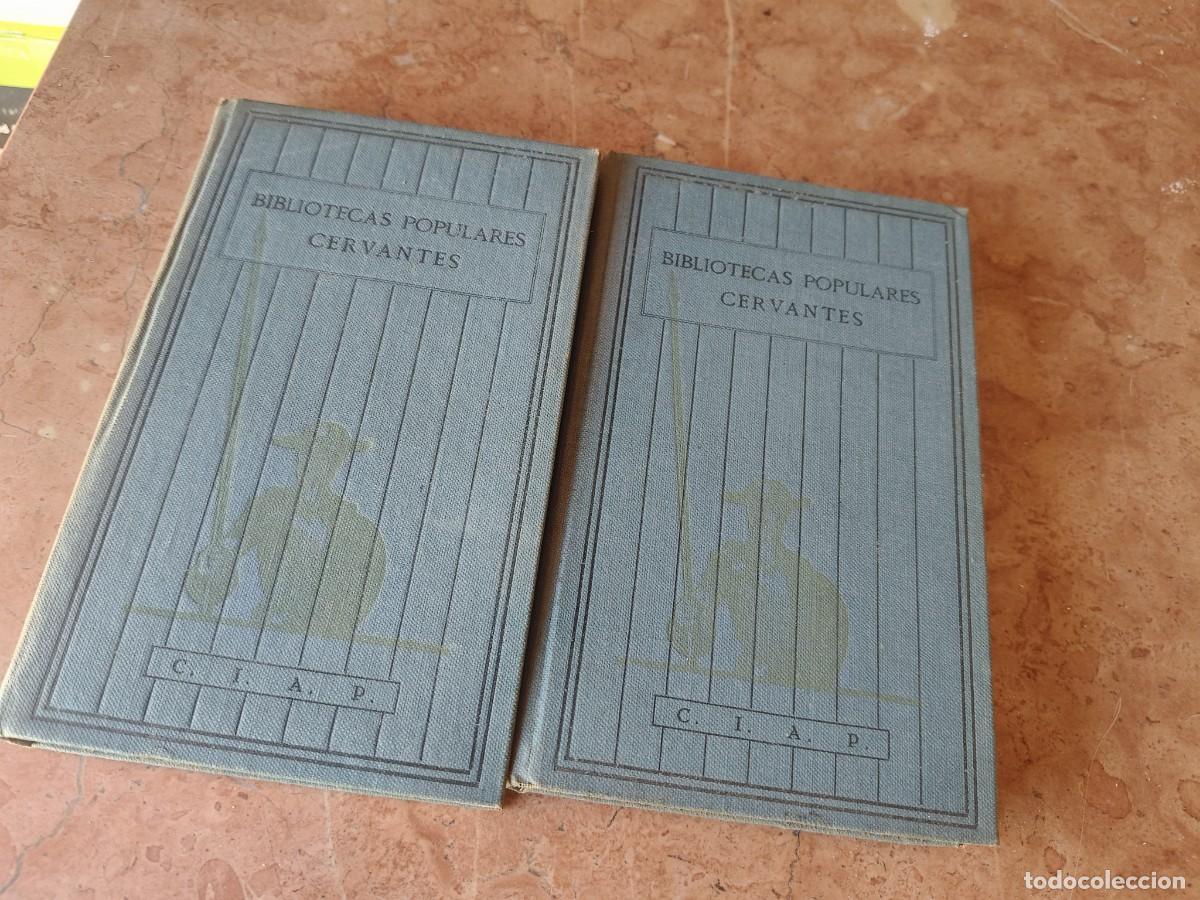 Libros antiguos: Livre tome 1,2 biblioth&eacute;caire populaires cervantes 1920