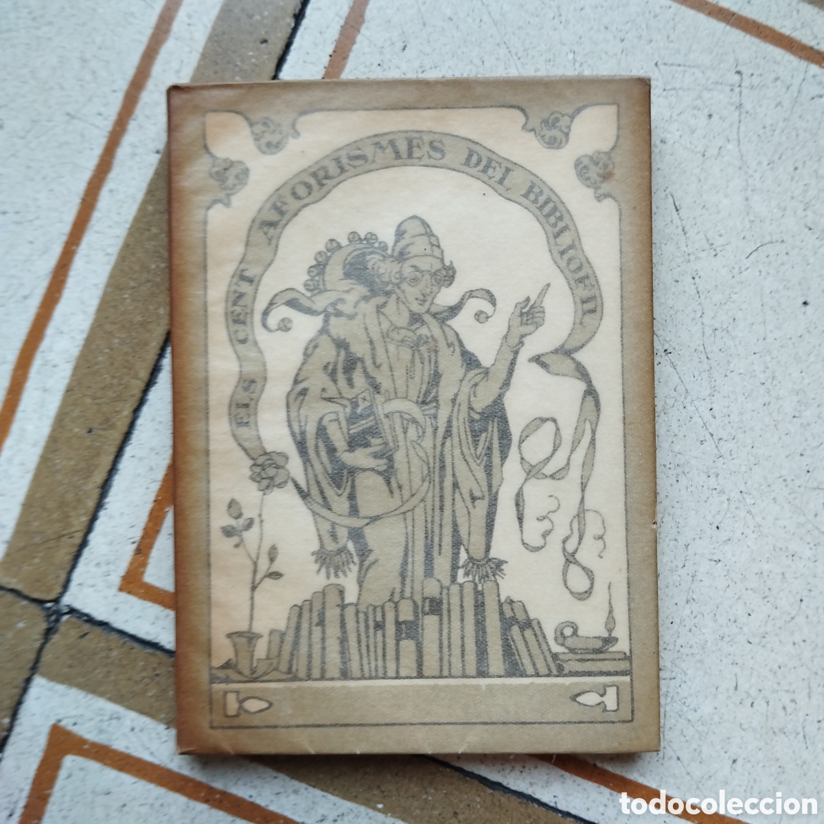 Libros antiguos: ELS CENT AFORISMES DEL BIBLI&Ograve;FIL RAMON MIQUEL Y PLANAS PAPER FIL 247/500 1924