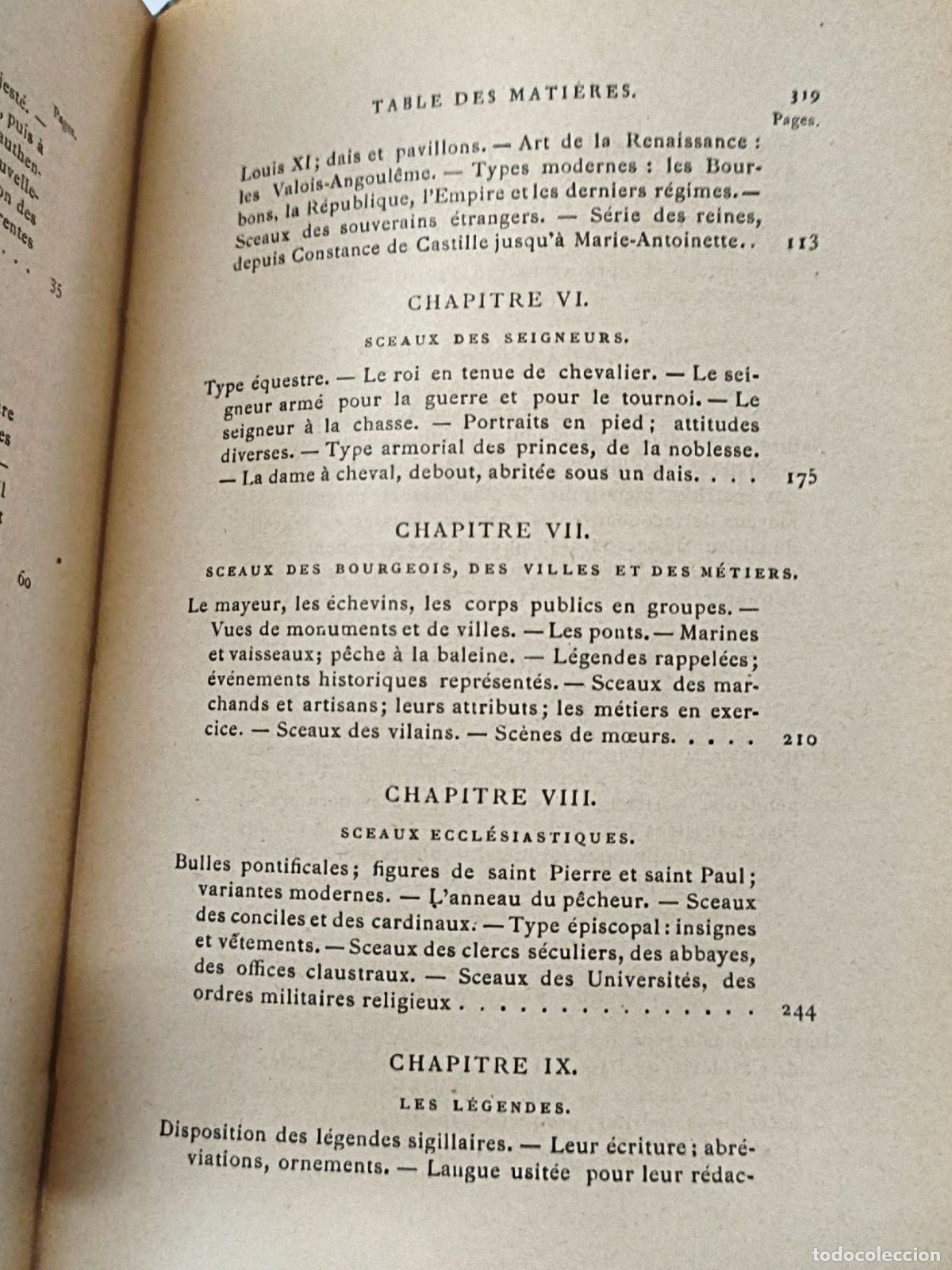 Libros antiguos: Les Sceaux - Lecoy de la Marche - Maison Quantin - Foto 5
