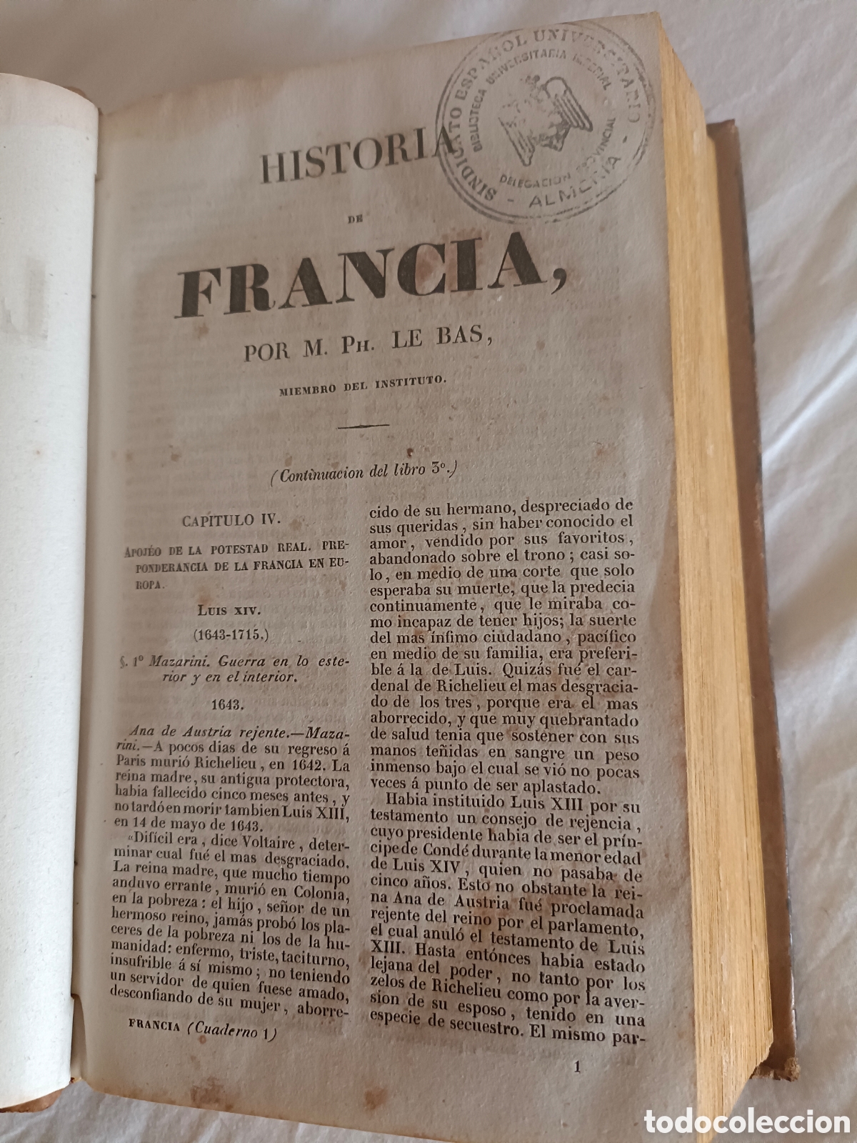 Libros antiguos: Historia de Francia Ed. 1841 - Foto 4
