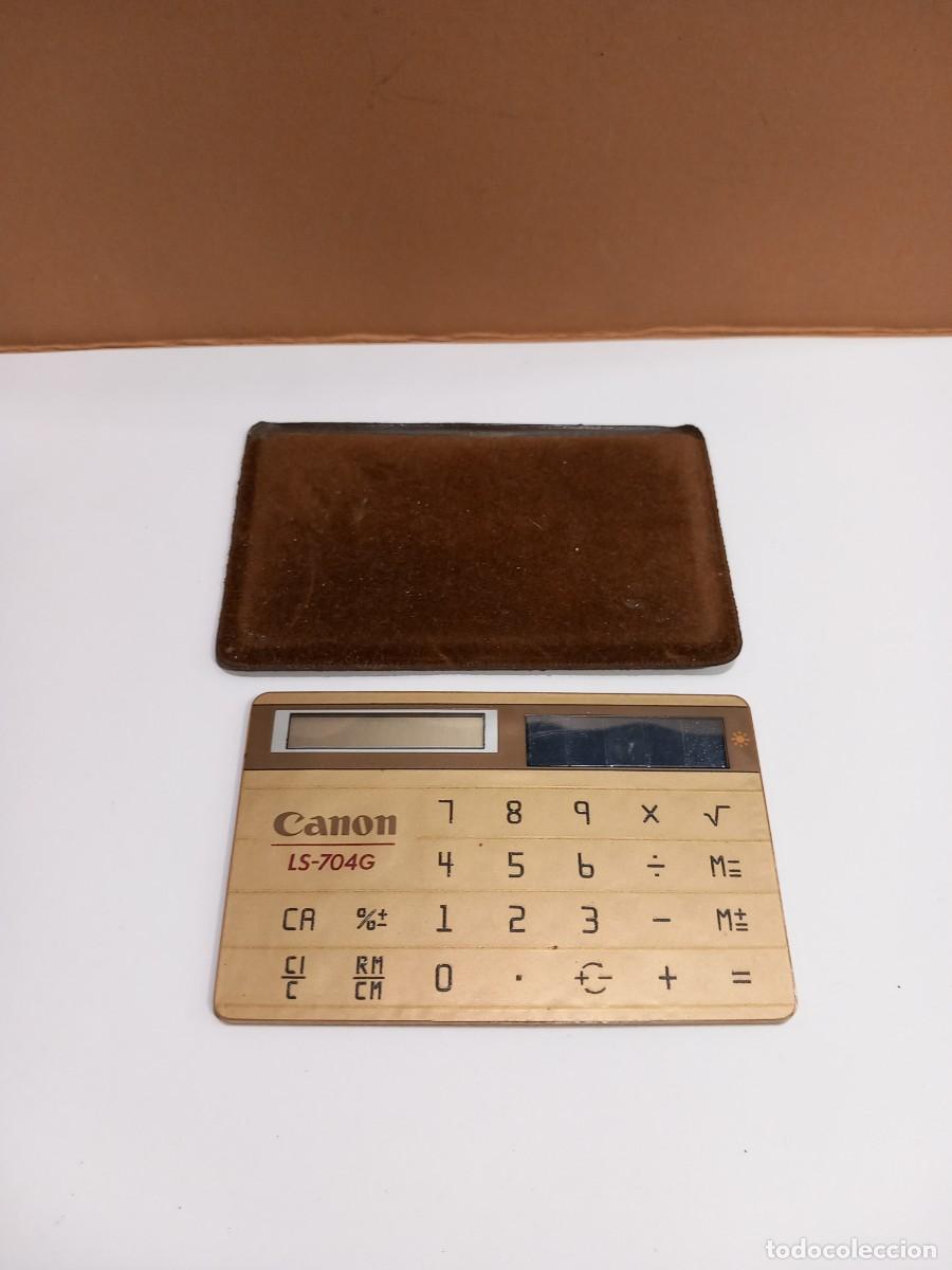Libros antiguos: CANON CALCULADORA DE BOLSILLO CON SU FUNDA ORIGINAL / COMPRA MIN&Iacute;MA 5 &euro;