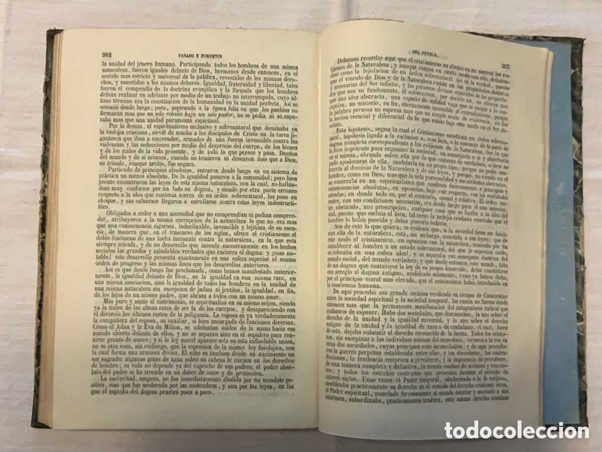 Libros antiguos: Obras pol&iacute;ticas de Lamennais. 1854 - Foto 8