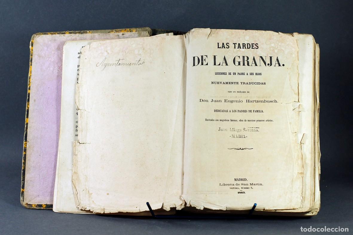 Libros antiguos: LAS TARDES DE LA GRANJA, POR F. G. DUCRAY DUMINIL, PR&Oacute;LOGO DE J. E. HARTZENBUSCH. MADRID, 1863.