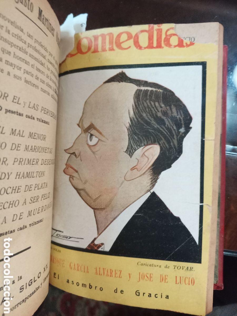 Libros antiguos: 6 cap&iacute;tulos Comedias a&ntilde;o 1928 - Foto 6
