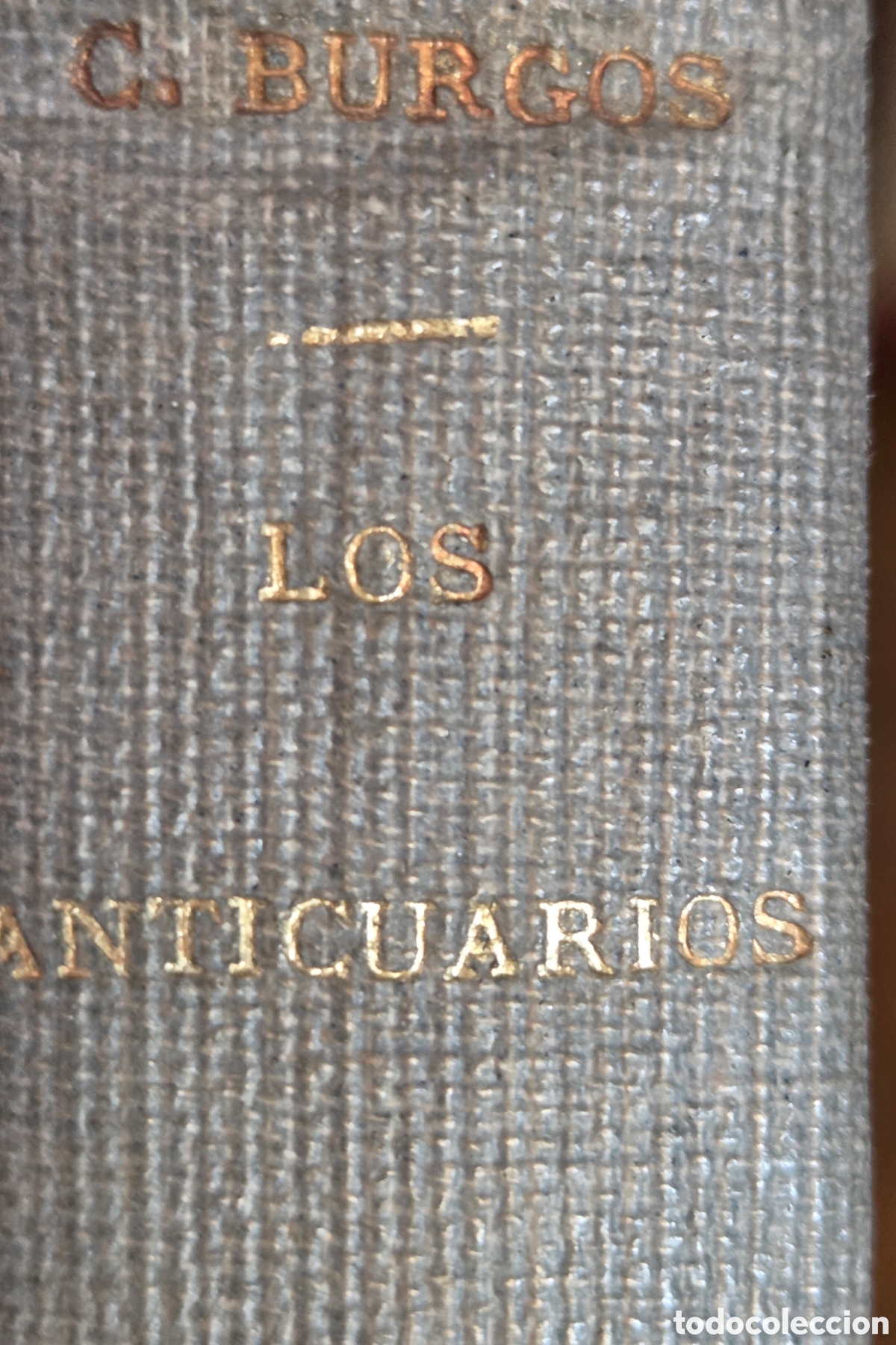 Libros antiguos: Los anticuarios. Carmen de Burgos