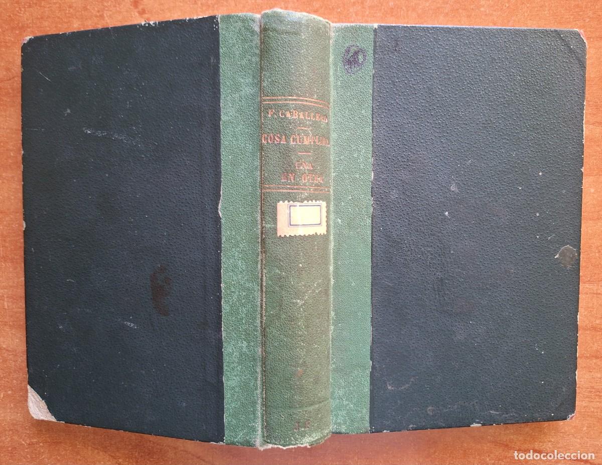 Libri antichi: COSA CUMPLIDA...SOLO EN LA OTRA VIDA... FERNAN CABALLERO - 1862