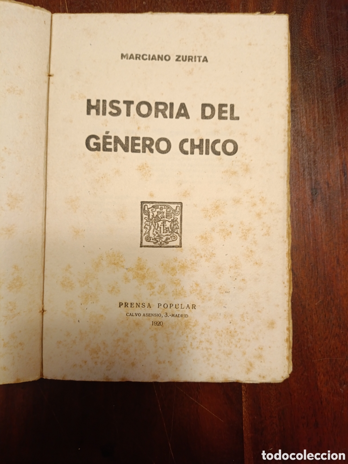 Libros antiguos: Historia del g&eacute;nero chico - Foto 3