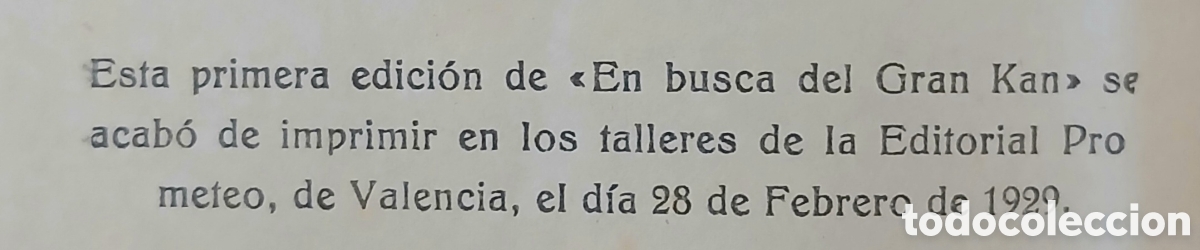 Libros antiguos: El busca del Gran kan, Cristobal Colon - Foto 13
