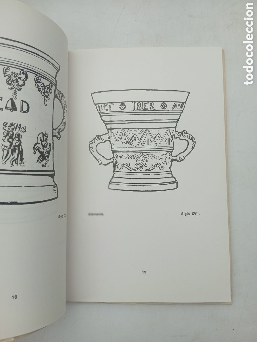Libros antiguos: Cat&aacute;logo de los Almireces colecci&oacute;n del palacio de Peralada 1967 - Foto 3